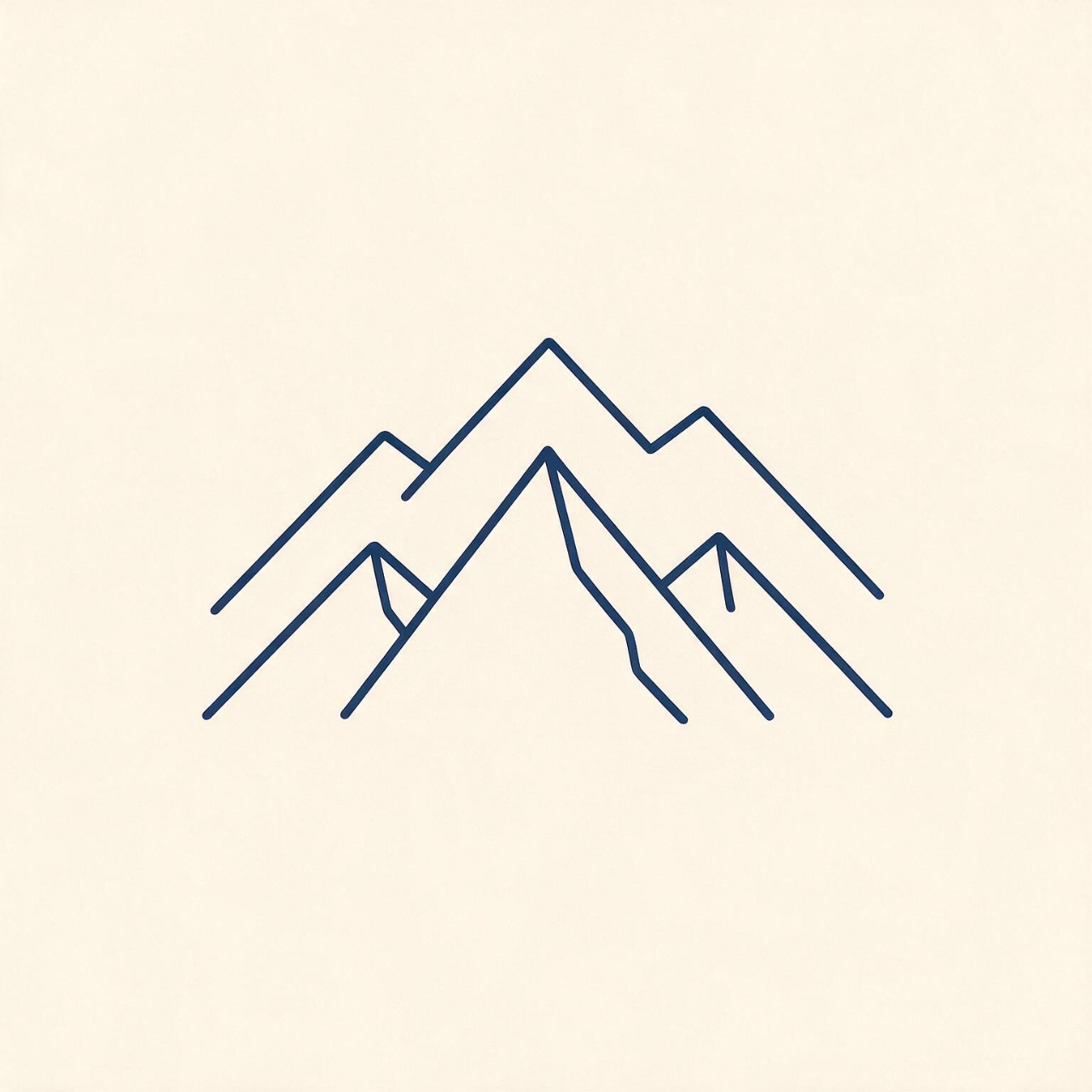 Reinforce — mountain peaks icon